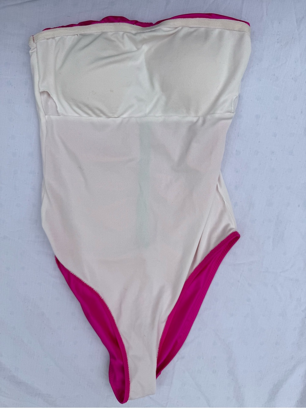 Good American Black Strapless Ruched One-Piece Swimsuit - Picture 6 of 10